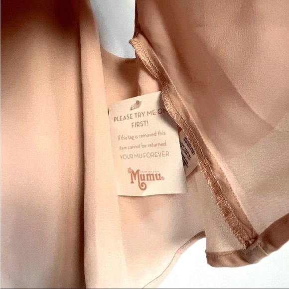 Show Me Your Mumu King Crop Top Pink Flounced Layered SZ L Bridal NWT READ - Picture 8 of 14